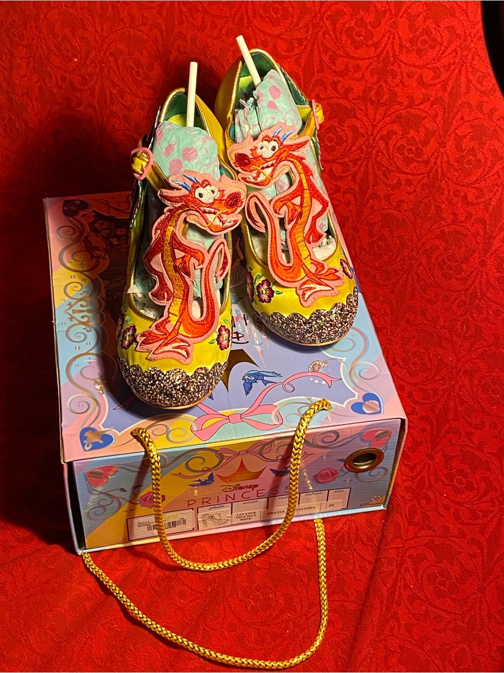 Irregular Choice Disney Princess”Let Your True Self Shine” special heels MULAN,8 - Picture 2 of 14